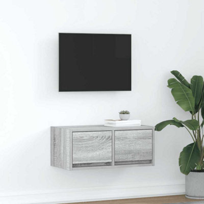 Berkfield Tv Cabinet Grey Sonoma 60X31X25.5 Cm Engineered Wood - image 1