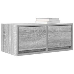 Berkfield Tv Cabinet Grey Sonoma 60X31X25.5 Cm Engineered Wood - thumbnail 4