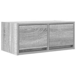Berkfield Tv Cabinet Grey Sonoma 60X31X25.5 Cm Engineered Wood - thumbnail 2