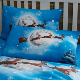 Bedlam Santa Glow In The Dark Christmas Kids Duvet Cover Set - thumbnail 3