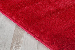 Smart Living Shaggy Soft Area Rug, Fluffy Living Room Carpet, Kitchen Floor, Bedroom Ultra Soft Rugs 60Cm X 110Cm - Burgundy - thumbnail 3