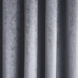 Catherine Lansfield Living Crushed Velvet Glamour Sequin 66X54 Inch Eyelet Curtains Two Panels Grey - thumbnail 3