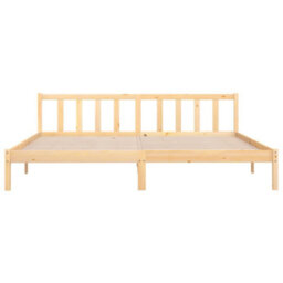 Vidaxl Bed Frame Without Mattress Solid Wood Super King Size - thumbnail 4
