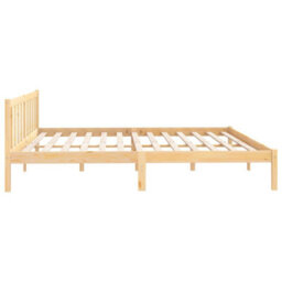 Vidaxl Bed Frame Without Mattress Solid Wood Super King Size - thumbnail 5
