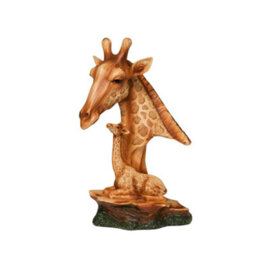 Naturecraft Wood Effect Resin Figurine - Giraffe Head - thumbnail 1