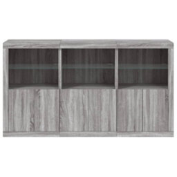 Berkfield Sideboard With Led Lights Grey Sonoma 181.5X37X100 Cm - thumbnail 6