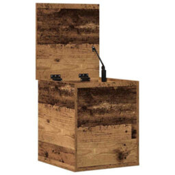 Walplus Storage Box Old Wood 40 X 42 X 46 Cm Engineered Wood - thumbnail 5