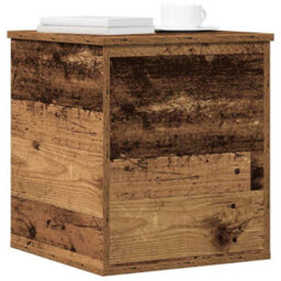 Walplus Storage Box Old Wood 40 X 42 X 46 Cm Engineered Wood - thumbnail 3