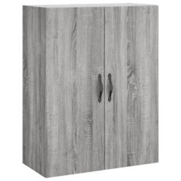 Berkfield Highboard Grey Sonoma 69.5X34X180 Cm Engineered Wood - thumbnail 5