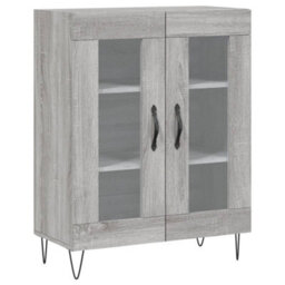 Berkfield Highboard Grey Sonoma 69.5X34X180 Cm Engineered Wood - thumbnail 7