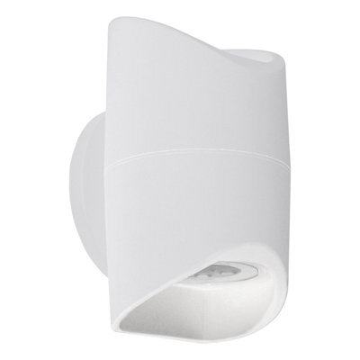 EGLO Abrantes White Led Outdoor Wall Light 1300 Lumens Warm White Ip44 Exterior Lighting - image 1