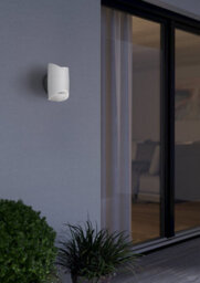 EGLO Abrantes White Led Outdoor Wall Light 1300 Lumens Warm White Ip44 Exterior Lighting - thumbnail 3