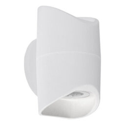 EGLO Abrantes White Led Outdoor Wall Light 1300 Lumens Warm White Ip44 Exterior Lighting - thumbnail 1