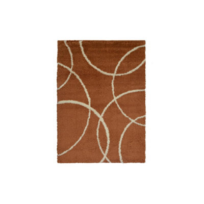 The Rugs Snug Collection Shaggy Rugs Bubbles Design   I110A - image 1