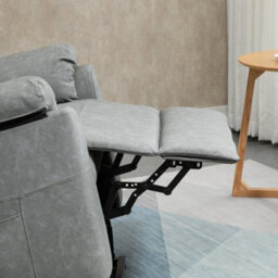 Grey Power Lift Chair Electric Riser Recliner With Remote Control And Side Pocket - thumbnail 6