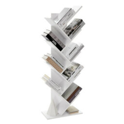 8 Tier Tree Bookshelf, Floor Standing Bookcase With Shelves - thumbnail 3