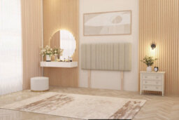 Somnior Beds Somnior Alexas Divan Bed Set With Midnight Pocket Sprung Mattress And Headboard Natural Tweed - thumbnail 5