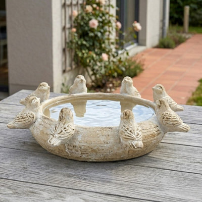 Garden Greatness Lunaria Garden Bird Feeder Dish - image 1
