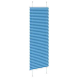 Berkfield Pleated Blind Blue 45X150 Cm Fabric Width 44.4 Cm Polyester - thumbnail 4