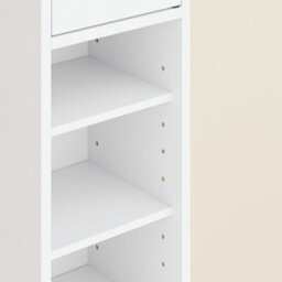 Sobuy Bzr34-Ii-W,tall Bathroom Storage Cabinet - Slim Bathroom Unit,compact Bathroom Furniture,white,w20Xd20Xh180 - thumbnail 9