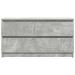 Berkfield Tv Cabinet Concrete Grey 100X35X54 Cm Engineered Wood - thumbnail 6
