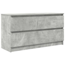 Berkfield Tv Cabinet Concrete Grey 100X35X54 Cm Engineered Wood - thumbnail 2