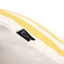 icon Striped Scatter Cushion Yellow 43X43Cm Set Of 2 - thumbnail 4