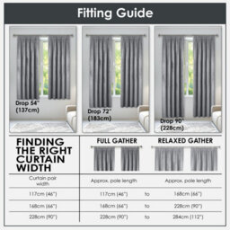 Emma Barclay Dusk Blackout Velvet Pencil Pleat Curtains, Silver - 66 X 72 Inch Pair - thumbnail 3