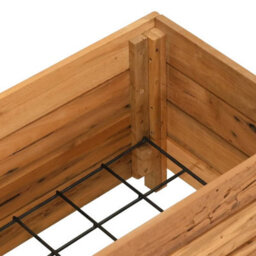 Berkfield Durable Raised Bed 100X40X38 Cm Recycled Teak And Steel - thumbnail 5