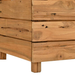 Berkfield Durable Raised Bed 100X40X38 Cm Recycled Teak And Steel - thumbnail 7