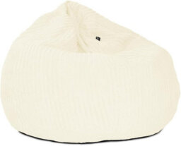 rucomfy Beanbags Rucomfy Jumbo Cord Ivory Slouchbag - Indoor Classic Bean Bag For Adults - thumbnail 2
