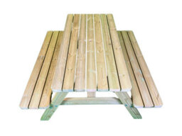 Mg Timber Products - Heavy Duty Wooden Picnic Table / Bench, 7Ft Pub Bench - thumbnail 6
