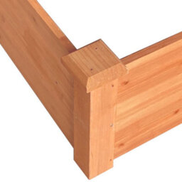 Berkfield Garden Raised Bed Brown 120X120X56 Cm Solid Wood Fir - thumbnail 6