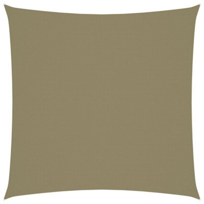 Berkfield Sunshade Sail Oxford Fabric Square 4.5X4.5 M Beige - image 1