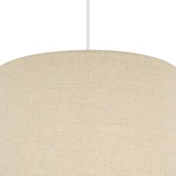GoodHome Kpezin Natural Round Lamp Shade (D)30Cm - thumbnail 5