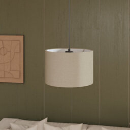 GoodHome Kpezin Natural Round Lamp Shade (D)30Cm - thumbnail 1