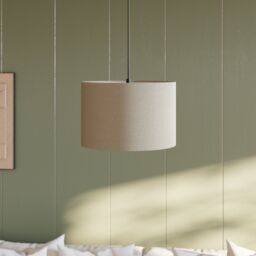 GoodHome Kpezin Natural Round Lamp Shade (D)30Cm - thumbnail 8