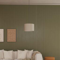 GoodHome Kpezin Natural Round Lamp Shade (D)30Cm - thumbnail 7