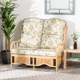 Alfresia Conservatory Furniture Cushion In Cotton With Luxury Foam Filling, Low Back, Bamboo, 65(H) Cm  X 54(W) Cm  X 63(D) Cm - thumbnail 4