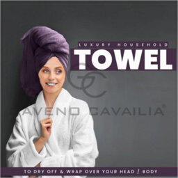 Gc Gaveno Cavailia Hampton Royal 4 Pack Bath Sheet 80X140 Purple Egyptian Cotton Premier Super Absorbent Towel - thumbnail 4
