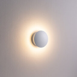 Ultra Beam Lighting Ultrabeam Round White Indoor Led Wall Light 6 Watt Led 600 Lumen Diameter 120mmmm - thumbnail 1