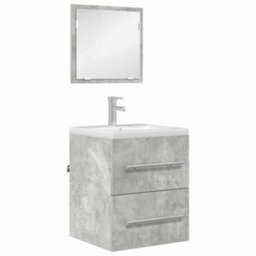 Berkfield Bathroom Cabinet With Drawer 41 X 38.5 X 48 Cm Engineered Wood - thumbnail 3