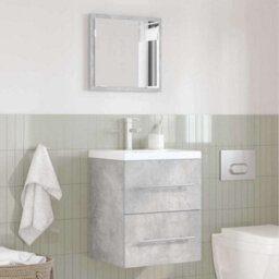 Berkfield Bathroom Cabinet With Drawer 41 X 38.5 X 48 Cm Engineered Wood - thumbnail 4