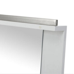 Furniture in Fashion Carter High Gloss Dressing Table With Mirror In White - thumbnail 9
