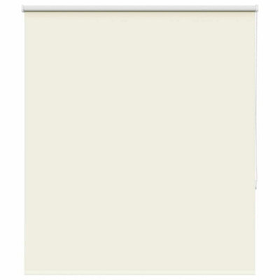 Berkfield Roller Blind Blackout Off White 125X150 Cm Fabric Width 121.6 Cm Polyester - image 1