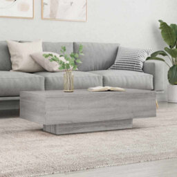 Berkfield Modern Coffee Table Grey Sonoma 100X49.5X31 Cm Engineered Wood - thumbnail 2