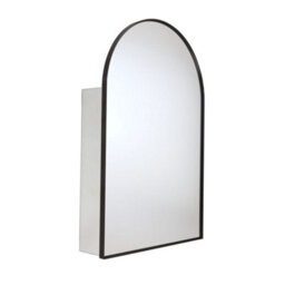 Homestylestore 500 X 750mm Wall Mounted Arched Mirrored Door Bathroom Cabinet - thumbnail 1