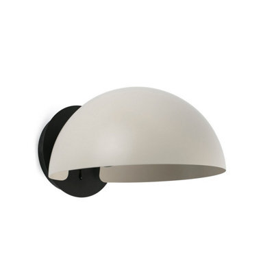 Luminosa Lighting Luminosa Dominica Dome Wall Lamp Beige - image 1