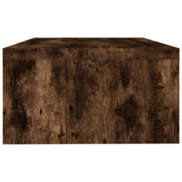 Berkfield Monitor Stand Smoked Oak 42X24X13 Cm Engineered Wood - thumbnail 5