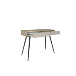 Arte Elegant Sophistication: Oro Dressing Table 1020mm X 800mm X 500mm In Beige Wit H Gold Legs - thumbnail 3